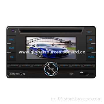 Small TFT Display Double DIN Car DVD Player, Without GPS Function, Supports USB, SD, MMC Memory